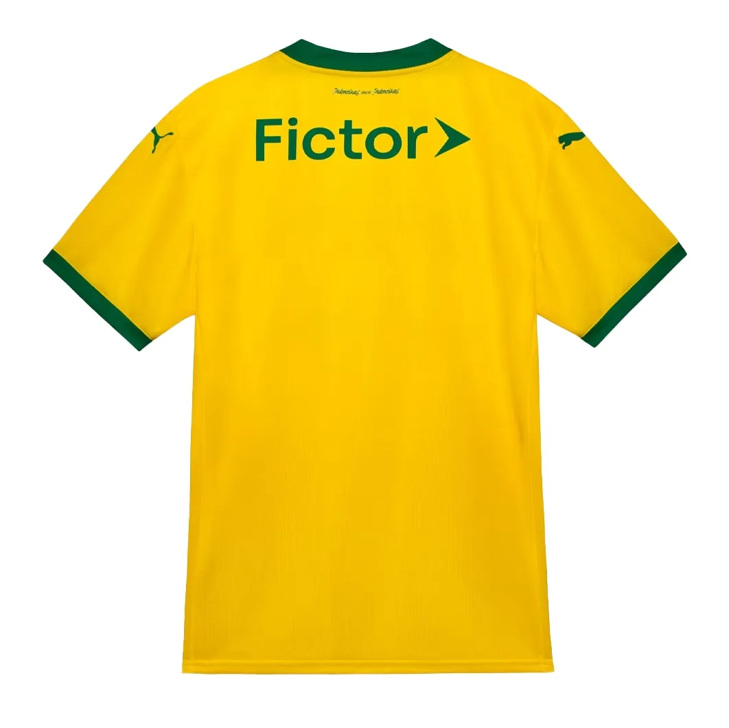 Puma Camisa 784637-01 PALMEIRAS JERSEY 25 Yellow Poliester -1- -1-